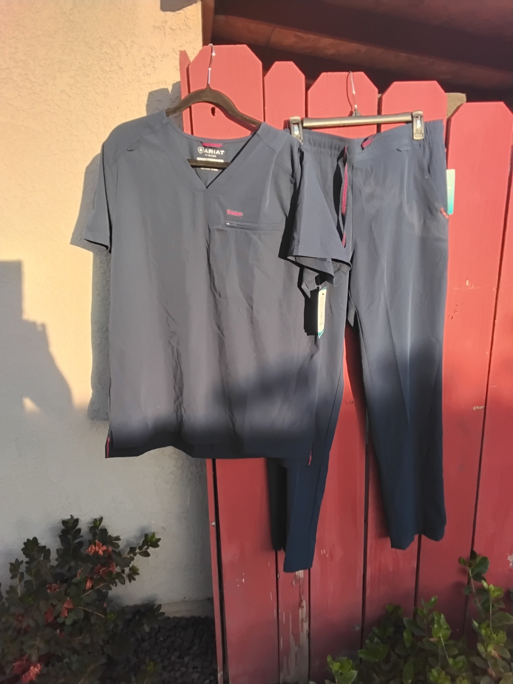 Ariat Navy Medical Scrub Top & Pants Set